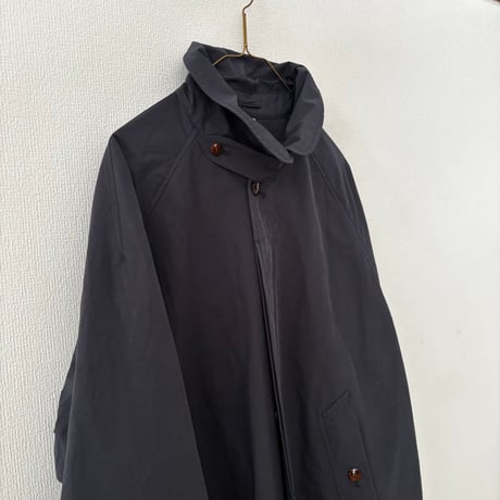OUVERT  ポリエステルナイロン 割繊ウェザーヴィンテージタンブラー撥水加工 バルマカーンレイニーコート