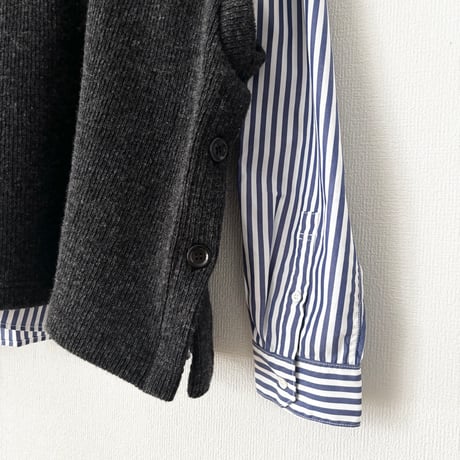 TISSU  ウーレンクォーター サイドボタンベスト