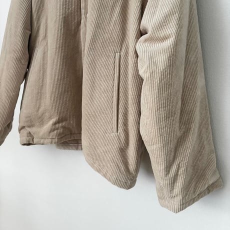 atelier naruse corduroy padded balmacaan jacket