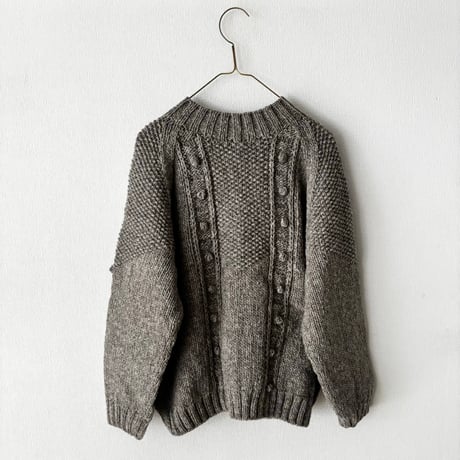 Hands of creation  　ペルー Hand Knit ハイネック2wayラグランカーディガン