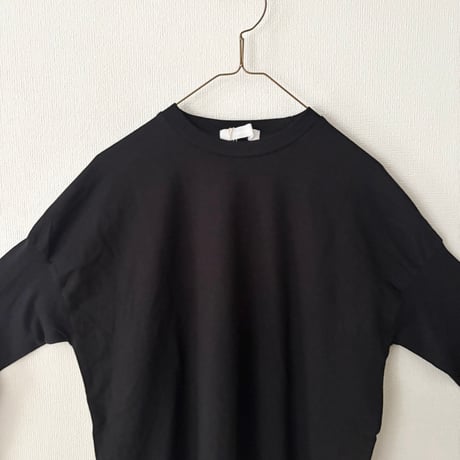 homspun 40/2天竺 長袖裾ロックプルオーバー