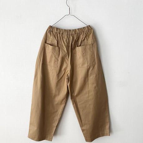 UNIVERSAL TISSU  コットンツイル サイドタックパンツ