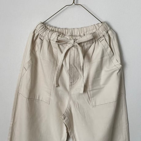 buoybuoy　8オンスDENIM  HEM FRILL PANTS・KINARI