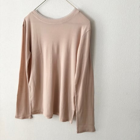 Hands of creation KONAYUKI テレコ クルーネック ロングスリーブ