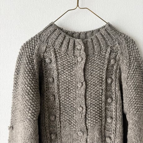 Hands of creation  　ペルー Hand Knit ハイネック2wayラグランカーディガン