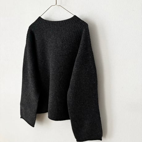 Hands of creation　ウールカシミヤ 7Gホールガーメント ボトルネックプルオーバー