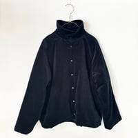 atelier naruse corduroy padded balmacaan jacket・dark navy