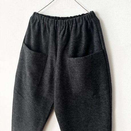 NATURAL LAUNDRY ウールリング ワイドテーパードパンツ