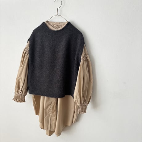 HAU knit cape "cocon"