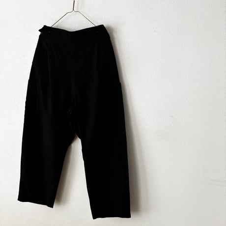 Hints On Moment Everything.   コットンテンセルカーゴパンツ・ブラック