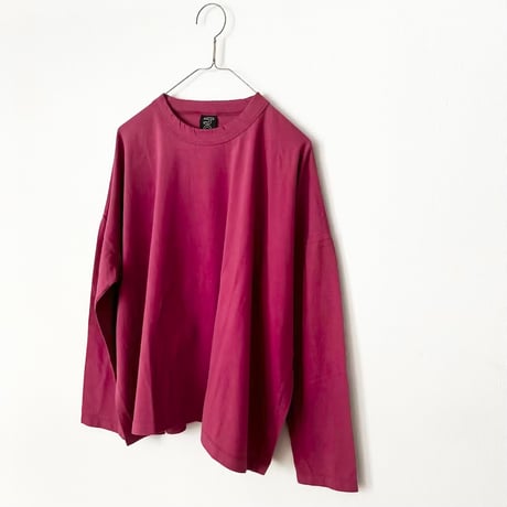 homspun 30/1天竺 BIGロングスリーブTシャツ
