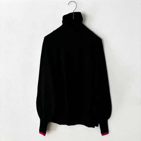 atelier naruse wool turtle-neck knit sweater