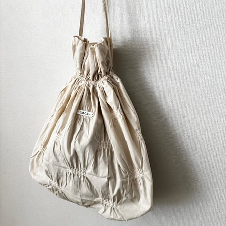 オールドマンズテーラー SMOCKING JACQUARD STRING TOTE  BAG