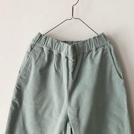 Hands of creation コットン温もり起毛 イージーカーブパンツ