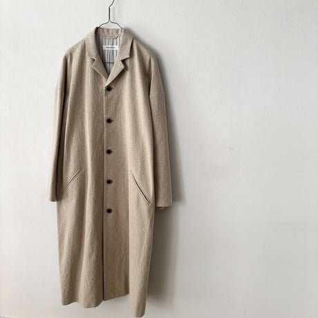 atelier naruse コットンリネンギャバ テーラードコート
