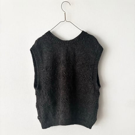 Hands of creation  アルパカウール ペルーHAND KNIT 2wayベスト