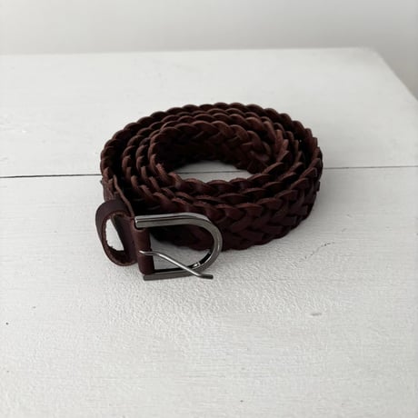 atelier naruse  leather mesh belt