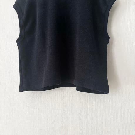 NATURAL LAUNDRY　もち裏毛 ちびモックベスト