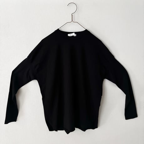homspun 40/2天竺 長袖裾ロックプルオーバー