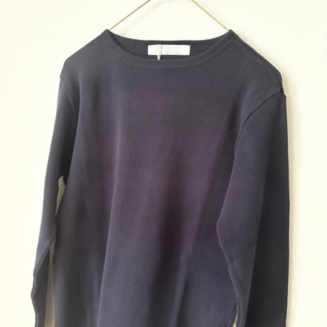homspun ワッフル長袖プルオーバー