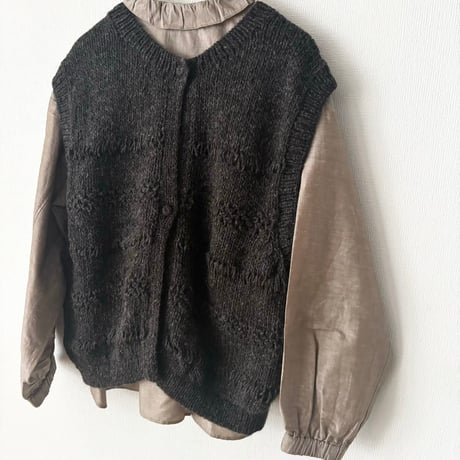 Hands of creation  アルパカウール ペルーHAND KNIT 2wayベスト
