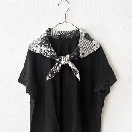 bulle de savon　patchwork プリント スカーフ