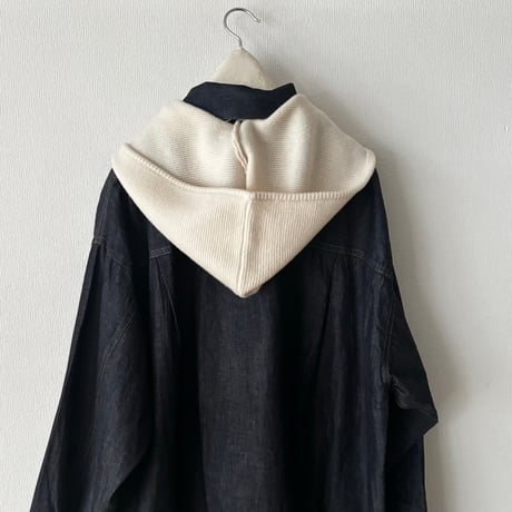 HAU  knit hood muffler