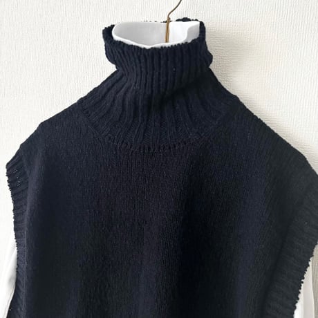 homspun  ネップヤーン タートルベスト