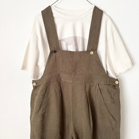 somewearclothing ヴィンテージリネン サロペット