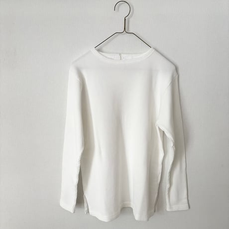 homspun ワッフル長袖プルオーバー