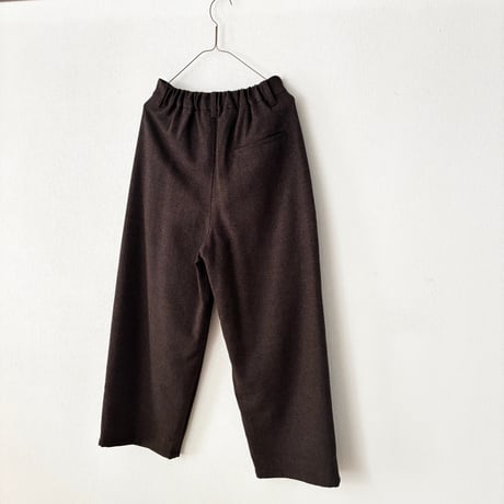 yuni コットンアクリルウール 2tack pants