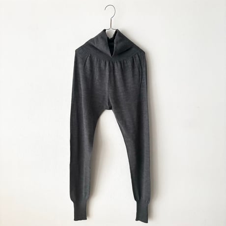 atelier naruse  merino wool belly warmer knit leggings