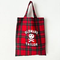 オールドマンズテーラー OMT SKULL PRINT   MINI TOTE BAG・RED