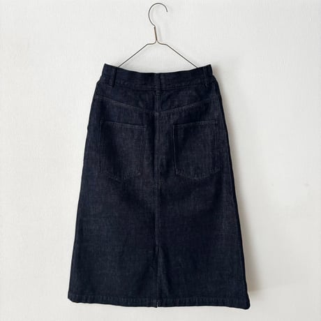 atelier naruse  cotton denim tight skirt