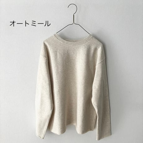 Hands of creation 30/10 国産裏毛裏起毛 クルーネックプルオーバー