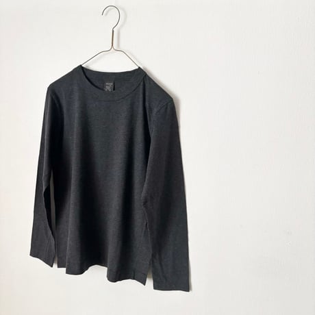 homspun 天竺Tシャツ 長袖・TOPダークチャコール(2026シーズンカラー)