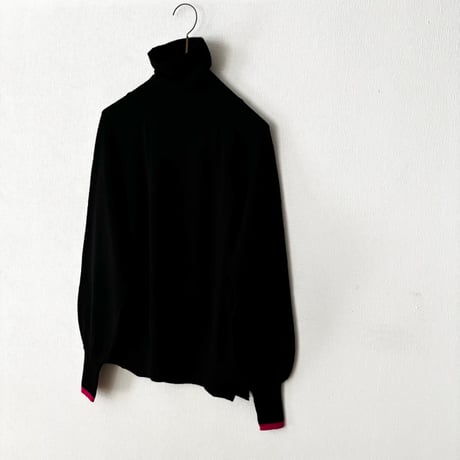 atelier naruse wool turtle-neck knit sweater