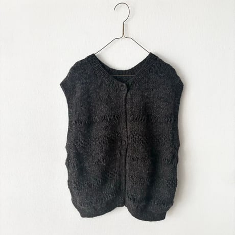Hands of creation  アルパカウール ペルーHAND KNIT 2wayベスト