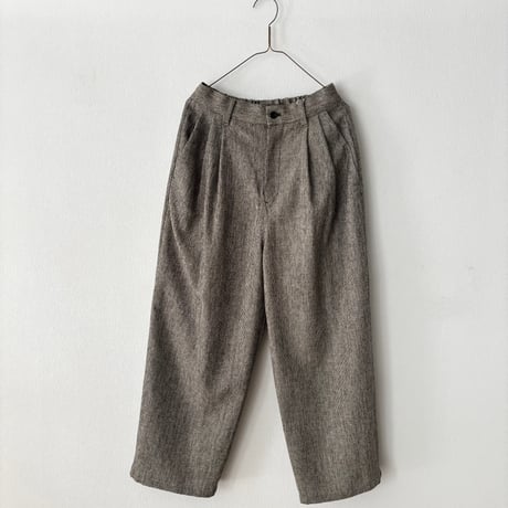 yuni コットンアクリルウール 2tack pants