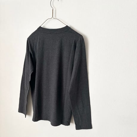 homspun 天竺Tシャツ 長袖・TOPダークチャコール(2026シーズンカラー)