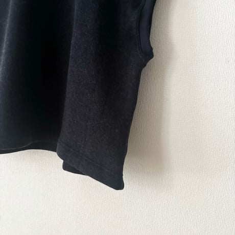 NATURAL LAUNDRY　もち裏毛 ちびモックベスト