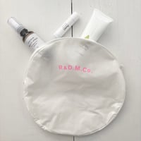 オールドマンズテーラー WHITE CIRCLE POUCH・White×Pink