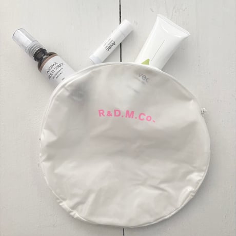 オールドマンズテーラー WHITE CIRCLE POUCH・White×Pink