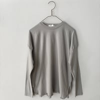 homspun 40/2天竺 長袖裾ロックプルオーバー