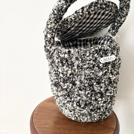 オールドマンズテーラー  GINGHAM CHECK SPLIT KNITTING BASKET
