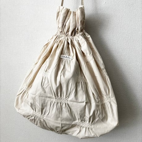 オールドマンズテーラー SMOCKING JACQUARD STRING TOTE  BAG