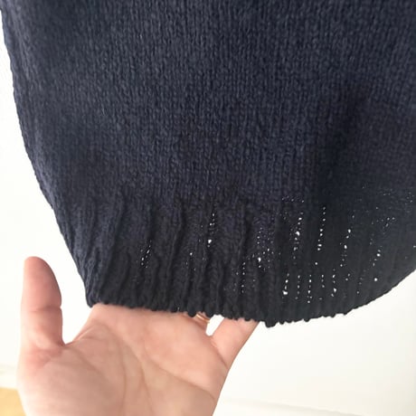 homspun  ネップヤーン タートルベスト