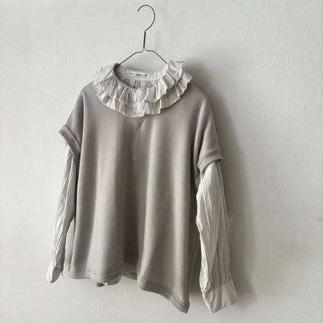 NATURAL LAUNDRY　もち裏毛 ちびモックベスト