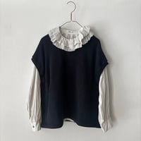 NATURAL LAUNDRY　もち裏毛 ちびモックベスト