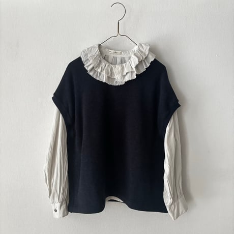 NATURAL LAUNDRY　もち裏毛 ちびモックベスト